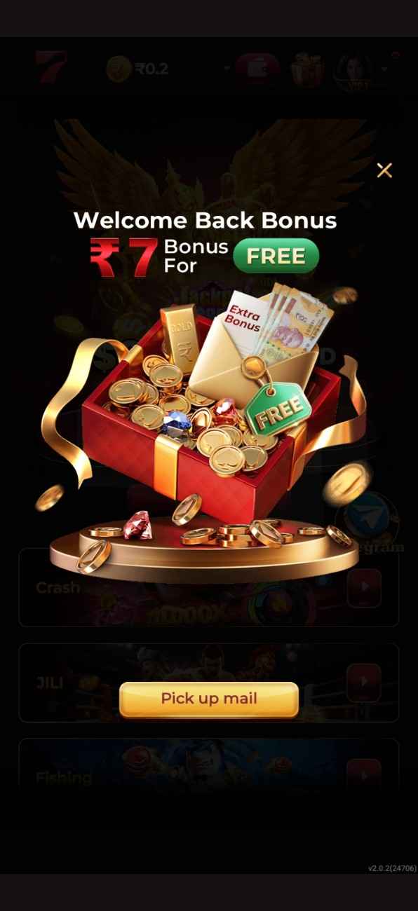 Dhan7 Welcome Back Bonus offer with up to 30 percent extra bonus, gift box, coins and rewards for returning players